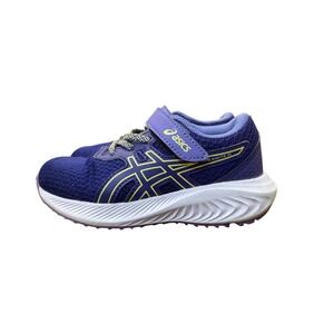 Asics Pre Excite 10 Purple & Yellow Running Shoes Toddler Girl Size 11